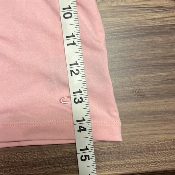 Champion pink with brown trim tank top. - Picture 8 of 10